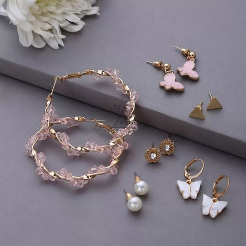 LATAFASHIONS Luxury Designer Earring Pack Crystal Earings