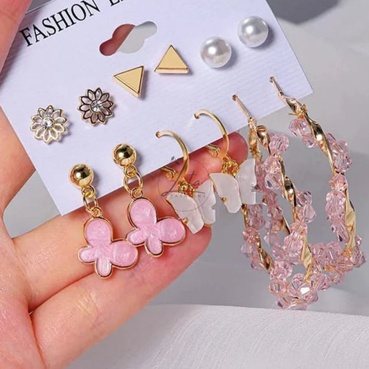 LATAFASHIONS Luxury Designer Earring Pack Crystal Earings